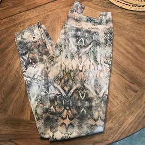 Snake Skin skinny pants
